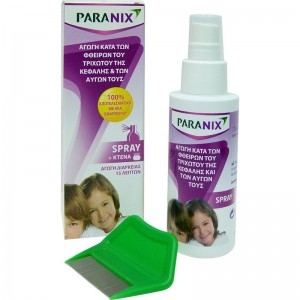 Paranix Spray Σπρέι Aγωγή που εξαλείφει Ψείρες & Κόνιδες με μία Εφαρμογή 6m+, 100ml