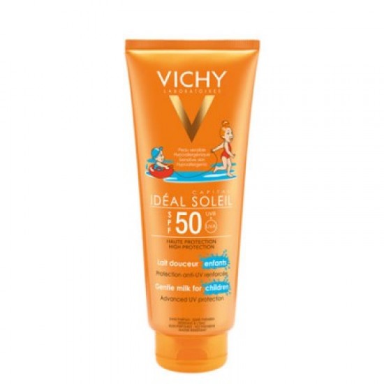 Vichy Capital Soleil SPF50+ Παιδικό Αντηλιακό Γαλάκτωμα Προσώπου & Σώματος, 300ml