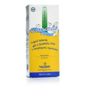 Frezyderm Baby Chamomile Bath Λεπτόρρευστο Διάλυμα για την Ανακούφιση & Περιποίηση του Ερεθισμένου & Ευαίσθητου Δέρματος, 200ml