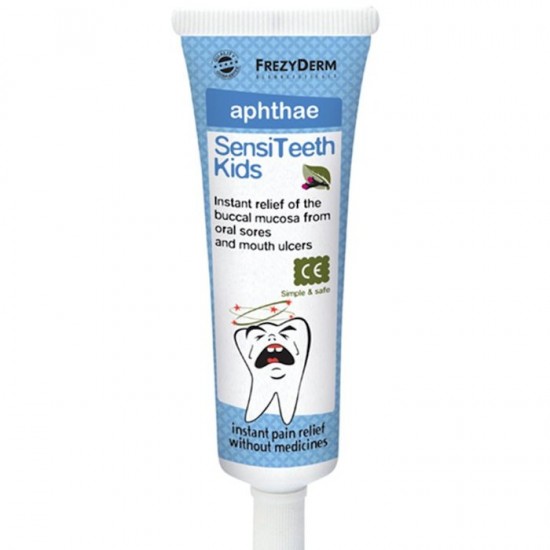 Frezyderm SensiTeeth Kids Aphthae Gel Εξειδικευμένο Gel για Άφθες & Στοματικά Έλκη, 25ml