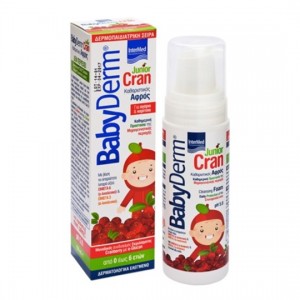 Intermed BabyDerm Junior Cran Αφρός Καθαρισμού της Γεννητικής Περιοχής Αγοριών & Κοριτσιών, 150 ml