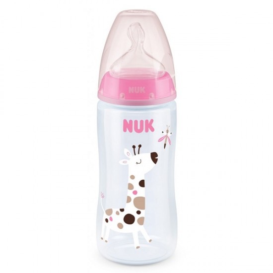 NUK First Choice+ Baby Bottle with Temperature Control – XL Teat (6-18m) 360ml