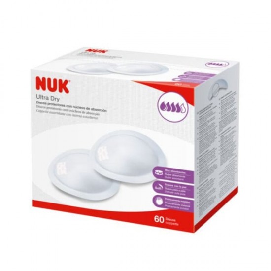 Nuk Επιθέματα Στήθους Ultra Dry, 60τμχ