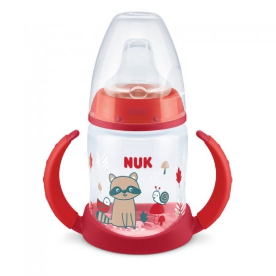 Nuk First Choice Learner Bottle Νέο Μπιμπερό Εκπαίδευσης με Δύο Λαβές & Μαλακό Ρύγχος Σιλικόνης 6-18m, 150ml(10.527.754)