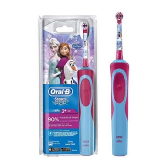 OralB Vitality Kids Stages Power Frozen Ηλεκτρική Οδοντόβουρτσα για Κορίτσια 3+ ετών, 1 τεμάχιο