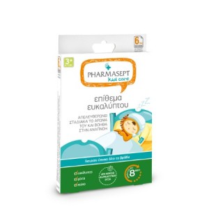 Pharmasept Kid Care Επιθέματα Ευκαλύπτου που Βοηθούν στην Αναπνοή, 6 τεμάχια