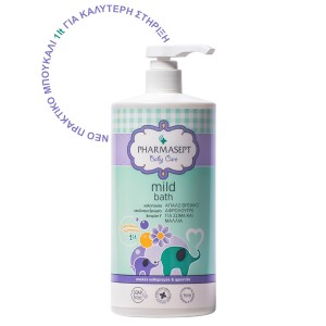 Pharmasept Tol Velvet Baby Mild Bath Βρεφικό Αφρόλουτρο για Σώµα & Μαλλιά, 1lt