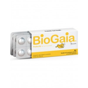 BioGaia ProTectis Junior Προβιοτικά Μασώμενα Δισκία με ευχάριστη γεύση Φράουλας, 30 Chew.Tabs