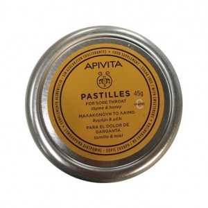 Apivita Pastilles Παστίλιες με Θυμάρι & Μέλι, 45g