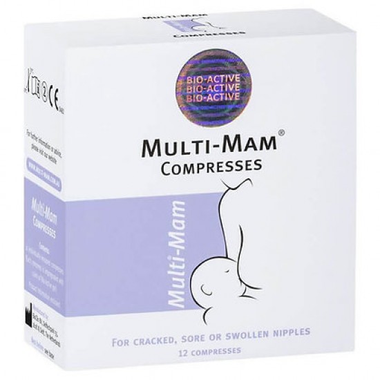 Bioclin Multi-Mam Compresses Εντατική Θεραπεία Των Θηλών Για Μητέρες Που Θηλάζουν, 12τεμ