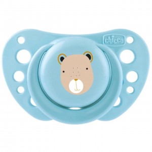Chicco PhysioForma Air Soother 0-6m Μπεζ / Σιελ, 2 Τμχ 