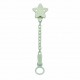Chicco All You Can Clip Κλιπ Πιπίλας Αστέρι με Αλυσίδα 0m+ σε Φυστική Χρώμα, 1τεμ