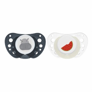 Chicco Physioforma Air Πιπίλα Μπεζ - Γκρι Μπλε από Σιλικόνη 16-36m, 2τεμ 