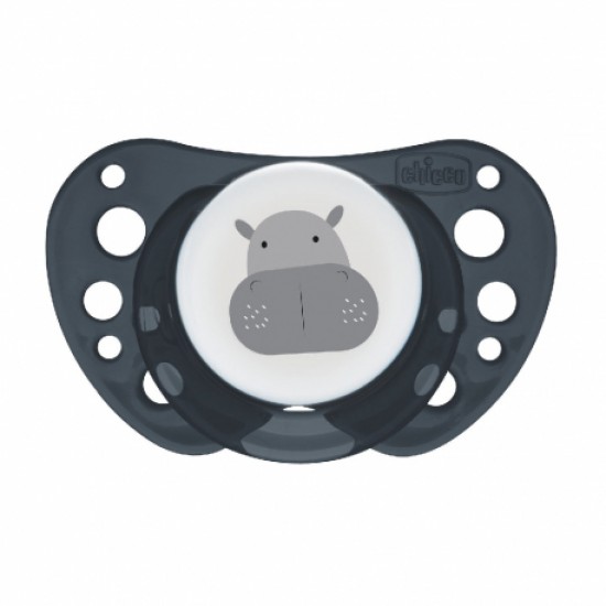 Chicco Physioforma Air Πιπίλα Μπεζ - Γκρι Μπλε από Σιλικόνη 16-36m, 2τεμ 