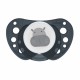 Chicco Physioforma Air Πιπίλα Μπεζ - Γκρι Μπλε από Σιλικόνη 16-36m, 2τεμ 