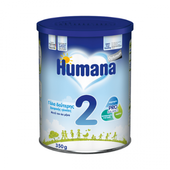 Humana Optimum 2 Γάλα 2ης Βρεφικής Ηλικίας Μετά τον 6ο Μήνα, 350gr