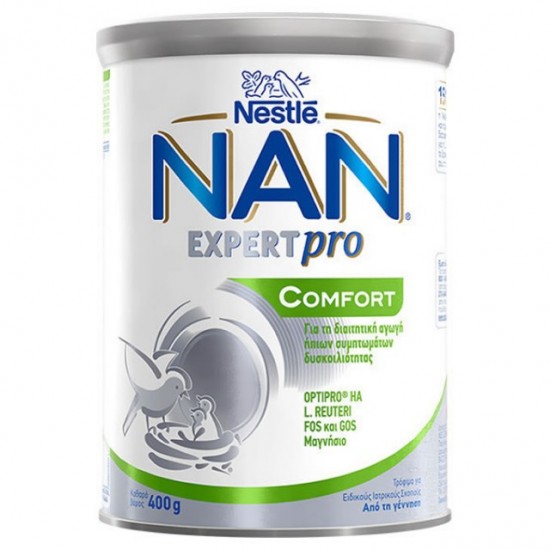 Nan Expert Pro Comfort για Βρέφη με Ήπια Συμπτώματα Δυσκοιλιότητας, 400gr