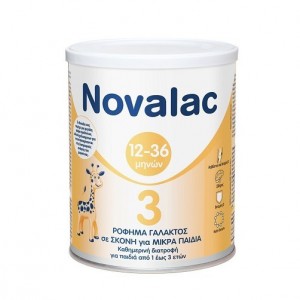Novalac 3 Ρόφημα Γάλακτος σε Σκόνη για Παιδιά Mετά τον 1ο Χρόνο Χωρίς Ζάχαρη, 400gr