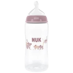 NUK First Choice Πλαστικό Μπιμπερό με Δείκτη Ελέγχου Θερμοκρασίας 3m+, 300ml