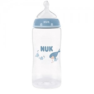 NUK First Choice Πλαστικό Μπιμπερό με Δείκτη Ελέγχου Θερμοκρασίας 3m+, 300ml