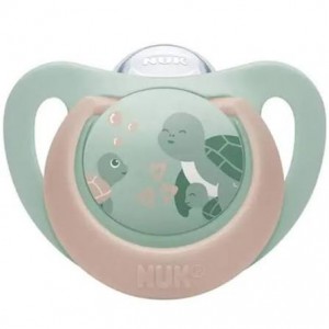 Nuk First Choice Ορθοδοντική Πιπίλα Σιλικόνης με Θήκη 6-18m, 1τεμ