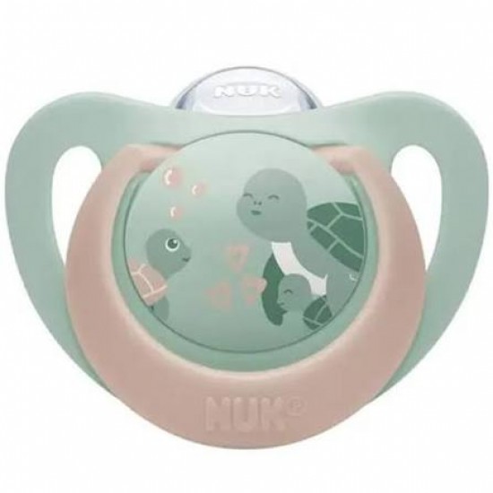 Nuk First Choice Ορθοδοντική Πιπίλα Σιλικόνης με Θήκη 6-18m, 1τεμ