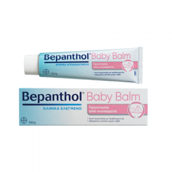 Bepanthol Baby Balm Αλοιφή για Διπλή Προστασία & Ανακούφιση από Συγκάματα στα Μωρά, 100gr